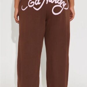 Ed Hardy Tiger Peak Wide Leg Pant - Brown
